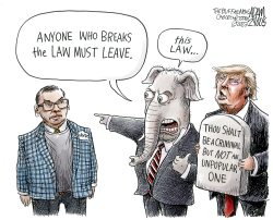 PARTY OF LAW AND ORDER by Adam Zyglis