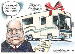 CLARENCE THOMAS GIFTS by Dave Granlund