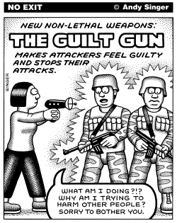 GUILT GUN by Andy Singer