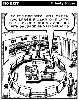 ONLINE PIZZA ORDERING by Andy Singer