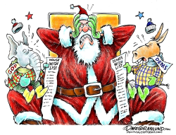 GOP AND DEM WISH LISTS by Dave Granlund
