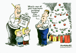 ECONOMY AND CHRISTMAS SPENDING by Jimmy Margulies