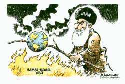 IRAN EXPLOITS HAMAS-ISRAEL WAR by Jimmy Margulies