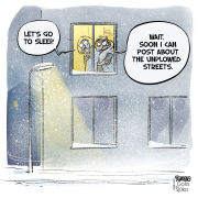 UNPLOWED STREETS by Gatis Sluka