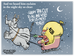 GEORGIA HERE COMES SANTA KEMP by John Cole