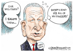 TUBERVILLE SALUTE TO MILITARY by Dave Granlund