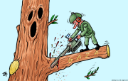 STUPID WAR LEADER ! by Emad Hajjaj