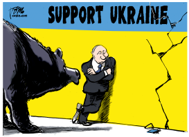 SUPPORT UKRAINE by Tom Janssen