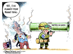 ISRAEL TACTICS IN GAZA by Dave Granlund
