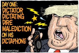 DICTATOR DICTATING by Monte Wolverton