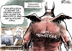 ANTISEMITISM ON CAMPUS  by Rivers