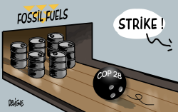BOWLING FOR COP 28 by Frederick Deligne