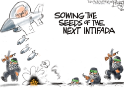 BOMBS FOR PEACE by Pat Bagley