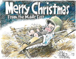 CHRISTMAS IN THE MIDDLE EAST by John Darkow