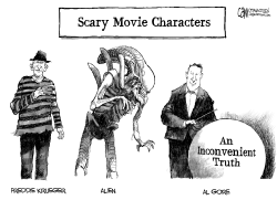 SCARY CHARACTERS by Cam Cardow