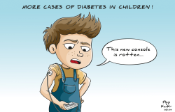 MORE CASES OF DIABETES IN CHILDREN ! by Plop and KanKr