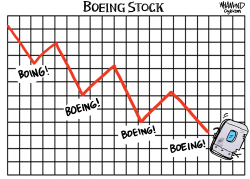 BOEING STOCK by Dave Whamond
