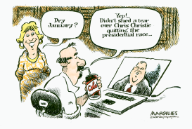 CHRISTIE EXITS PRESIDENTIAL RACE by Jimmy Margulies