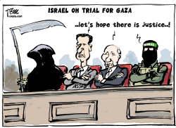 ISRAEL ON TRIAL FOR GAZA by Tom Janssen