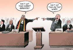 ISRAEL FACES THE INTERNATIONAL COURT by Patrick Chappatte