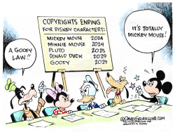 CORRECTED - DISNEY COPYRIGHTS ENDING by Dave Granlund