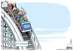 TRUMP RIDES 2024 CHAOS ROLLERCOASTER by R.J. Matson
