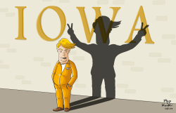 TRUMP'S VICTORY IN IOWA by Plop and KanKr