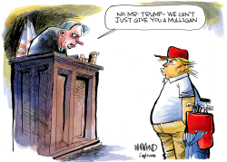 TRUMP LEGAL WOES by Dave Whamond