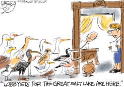 LOCAL: DISAPPEARING GREAT SALT LAKE by Pat Bagley