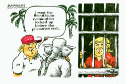 LOCKING UP THE REPUBLICAN NOMINATION by Jimmy Margulies