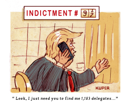 TRUMP'S INDICTMENTS by Peter Kuper