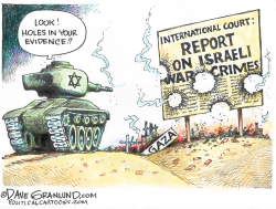 ISRAEL WAR CRIMES REPORT by Dave Granlund