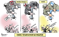 STARVATION AS WEAPON by Paresh Nath