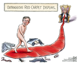THE RED CARPET by Adam Zyglis