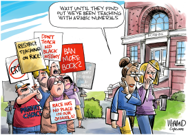SCHOOLS RESTRICTING TEACHINGS ON RACE by Dave Whamond