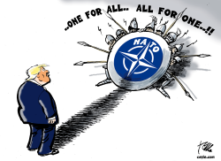 TRUMP AND NATO by Tom Janssen