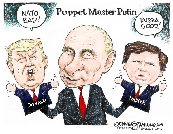 Puppet Master Putin By Dave Granlund