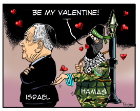 ISRAEL HAMAS CONFLICT - VALENTINE'S DAY by Tayo Fatunla