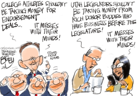 LOCAL: MONEY BALL by Pat Bagley