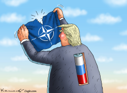 NATO ENEMY TRUMP by Marian Kamensky