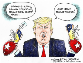 TRUMPS SHOES by Dave Granlund