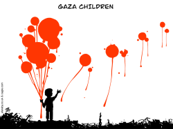 GAZA CHILDREN  by Emad Hajjaj