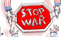 US STOPPING THE WAR ON GAZA  by Emad Hajjaj