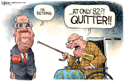 MITCH THE QUITTER by Rick McKee
