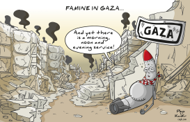 STARVATION IN GAZA ! by Plop and KanKr