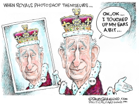 ROYALS USING PHOTOSHOP by Dave Granlund