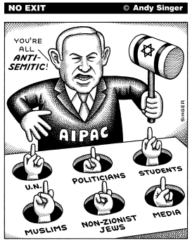 AIPAC VERSUS THE WORLD by Andy Singer