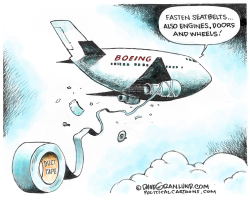 BOEING LOOSE PARTS by Dave Granlund