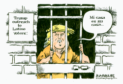 TRUMP OUTREACH TO LATINO VOTERS by Jimmy Margulies