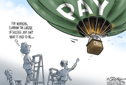 CEO AND WORKER PAY by Jeff Koterba